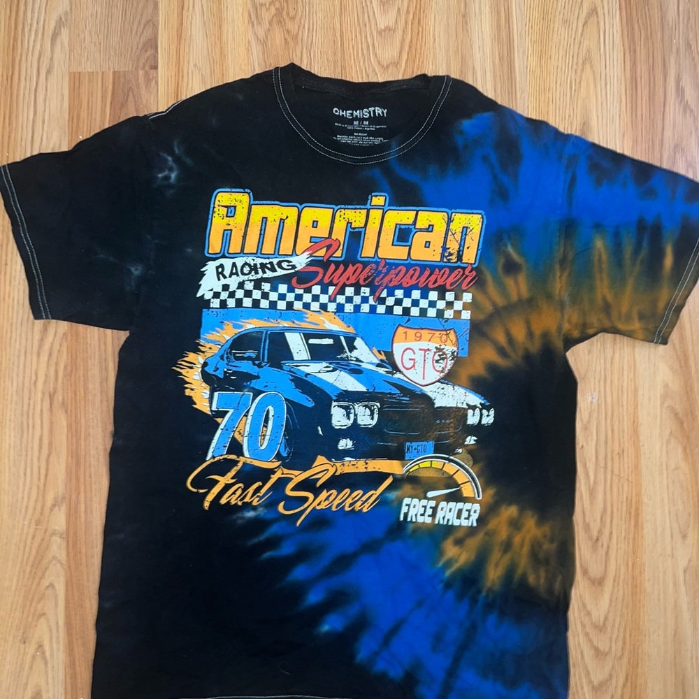 Chemistry Graphic Tee - Black, Blue, Yellow